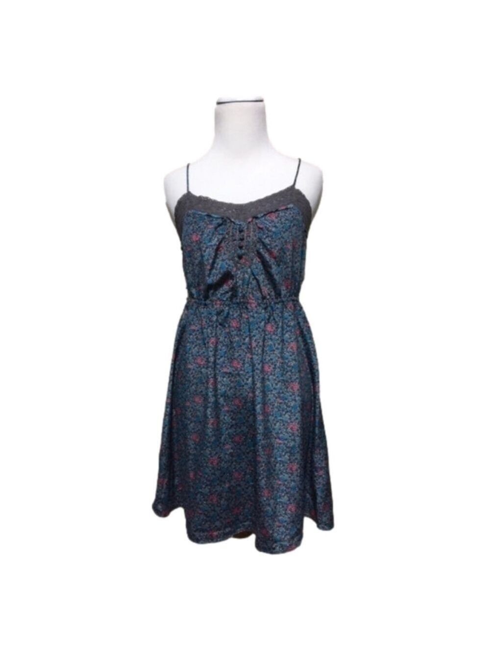 American Eagle Outfitters strappy floral lace trim dress size 4